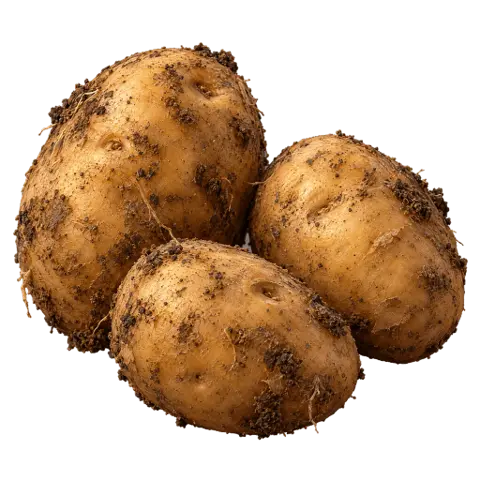 Potatoes, picked